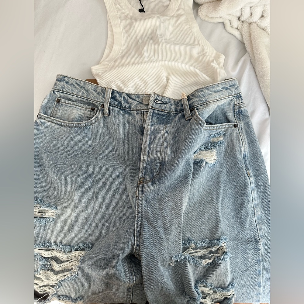 90s style Boyfriend Jeans